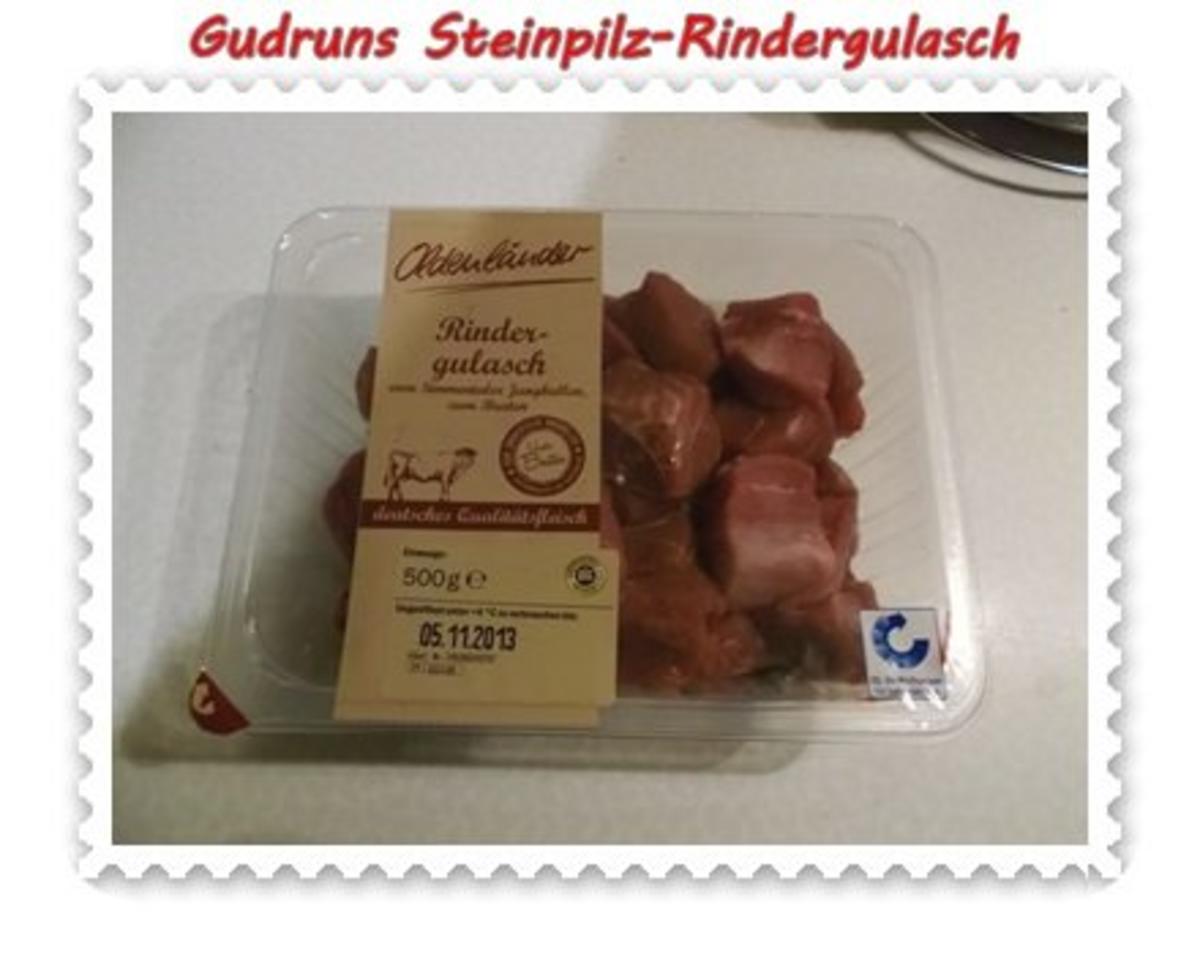 Fleisch: Steinpilz-Rindergulasch - Rezept - Bild Nr. 2