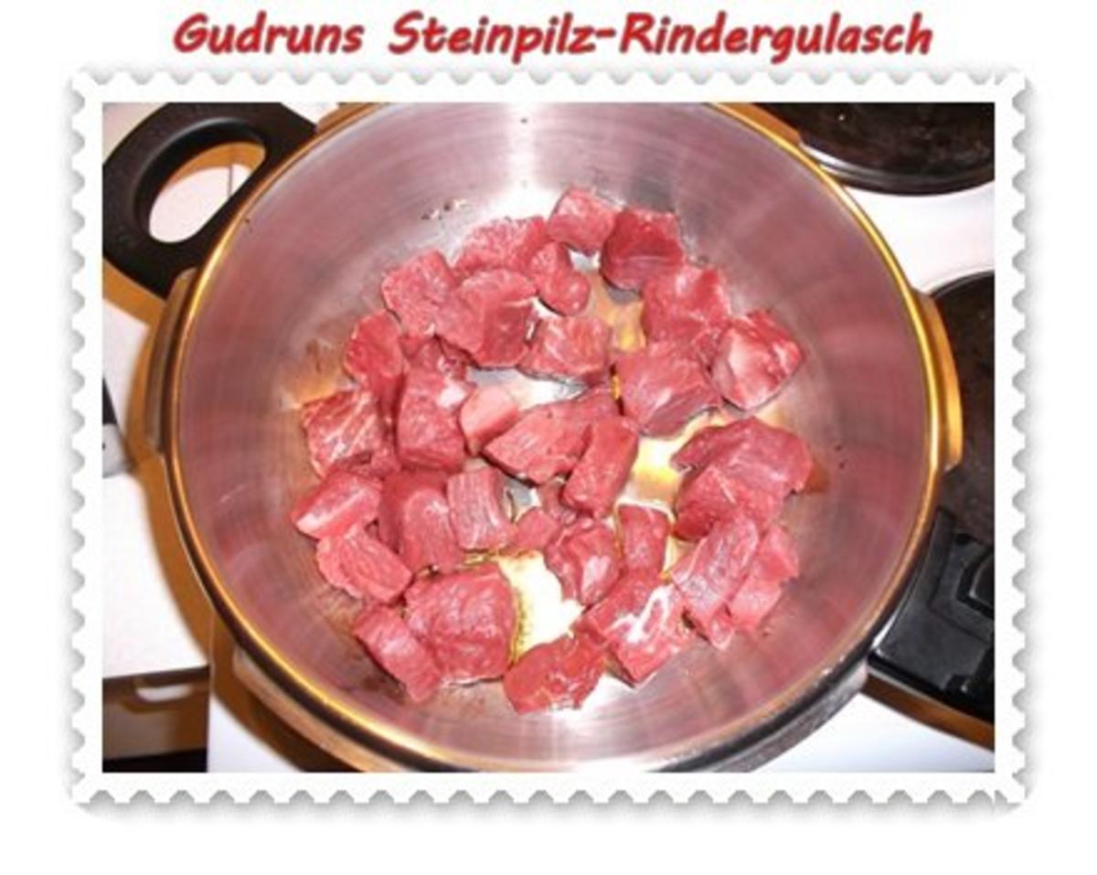 Fleisch: Steinpilz-Rindergulasch - Rezept - Bild Nr. 3