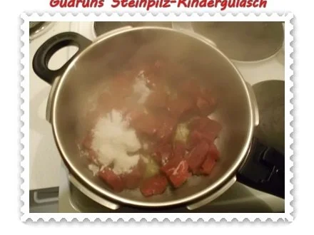 Rezept: Fleisch: Steinpilz-Rindergulasch Bild Nr. 4 Fleisch: Steinpilz-Rindergulasch - Rezept - Bild Nr. 4