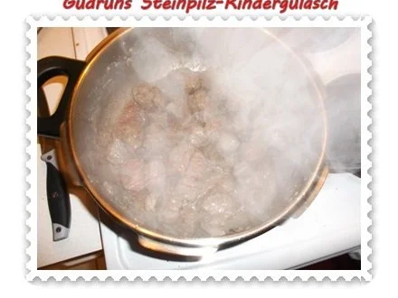 Rezept: Fleisch: Steinpilz-Rindergulasch Bild Nr. 5 Fleisch: Steinpilz-Rindergulasch - Rezept - Bild Nr. 5