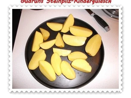 Rezept: Fleisch: Steinpilz-Rindergulasch Bild Nr. 8 Fleisch: Steinpilz-Rindergulasch - Rezept - Bild Nr. 8