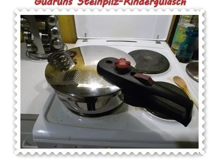 Rezept: Fleisch: Steinpilz-Rindergulasch Bild Nr. 13 Fleisch: Steinpilz-Rindergulasch - Rezept - Bild Nr. 13