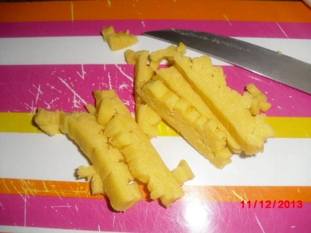 Marzipan-Frischkäse-Muffin mit Apfel-Zimt-Spalten - Rezept - Bild Nr. 5