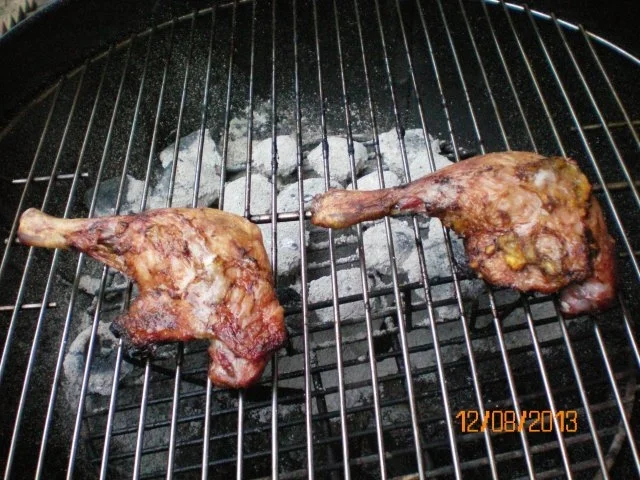 Barbarie Entenkeulen gegrillt - Rezept