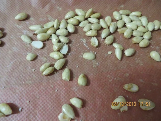 Rezept: Gebäck: Bethmännchen mit Salzmandeln Bild Nr. 2 Gebäck: Bethmännchen mit Salzmandeln - Rezept - Bild Nr. 2