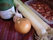 Hähnchenherzen mit Lauch - Rezept