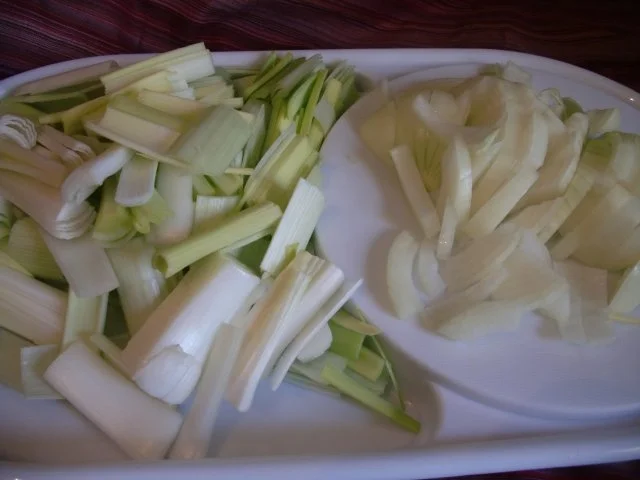 Rezept: Hähnchenherzen mit Lauch Bild Nr. 2 Hähnchenherzen mit Lauch - Rezept - Bild Nr. 2