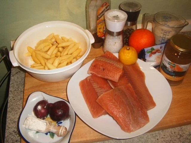 Rezept: Lachs mit Mandelschupfnudeln Bild Nr. 2 Lachs mit Mandelschupfnudeln - Rezept - Bild Nr. 2