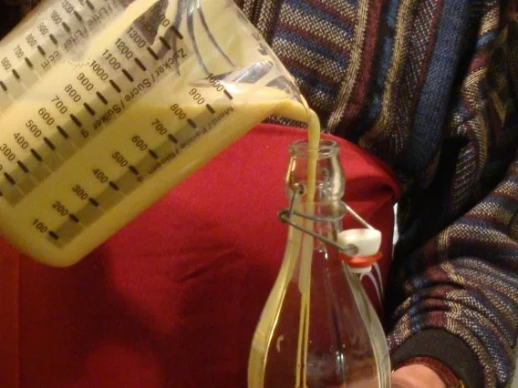 Orangen-Eierlikör mit Weinbrand - Rezept