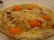 Gemüsesuppe mit Bio-Huhn - Rezept