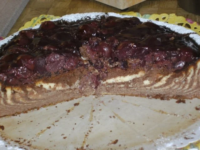 Rezept: Zebra-Käsekuchen Bild Nr. 2 Zebra-Käsekuchen - Rezept - Bild Nr. 2