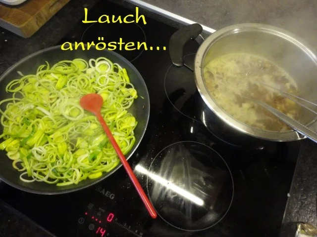 Kartoffel Lauch Creme  Süppchen - Rezept - Bild Nr. 9