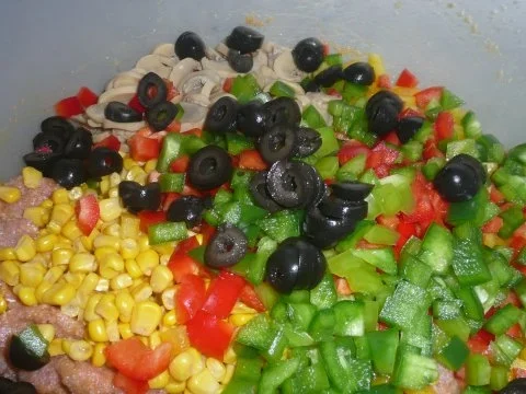 Hackfleischtorte mit Zigeunersoße - Rezept - Bild Nr. 3