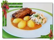 Rezept: Zart geschmorte Rippchen an feiner Sauce Zart geschmorte Rippchen an feiner Sauce - Rezept