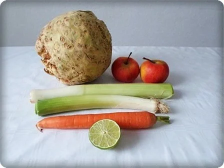 Sellerie Salat mit Walnuss-Mayo-Creme nach Art des Hauses. - Rezept - Bild Nr. 2