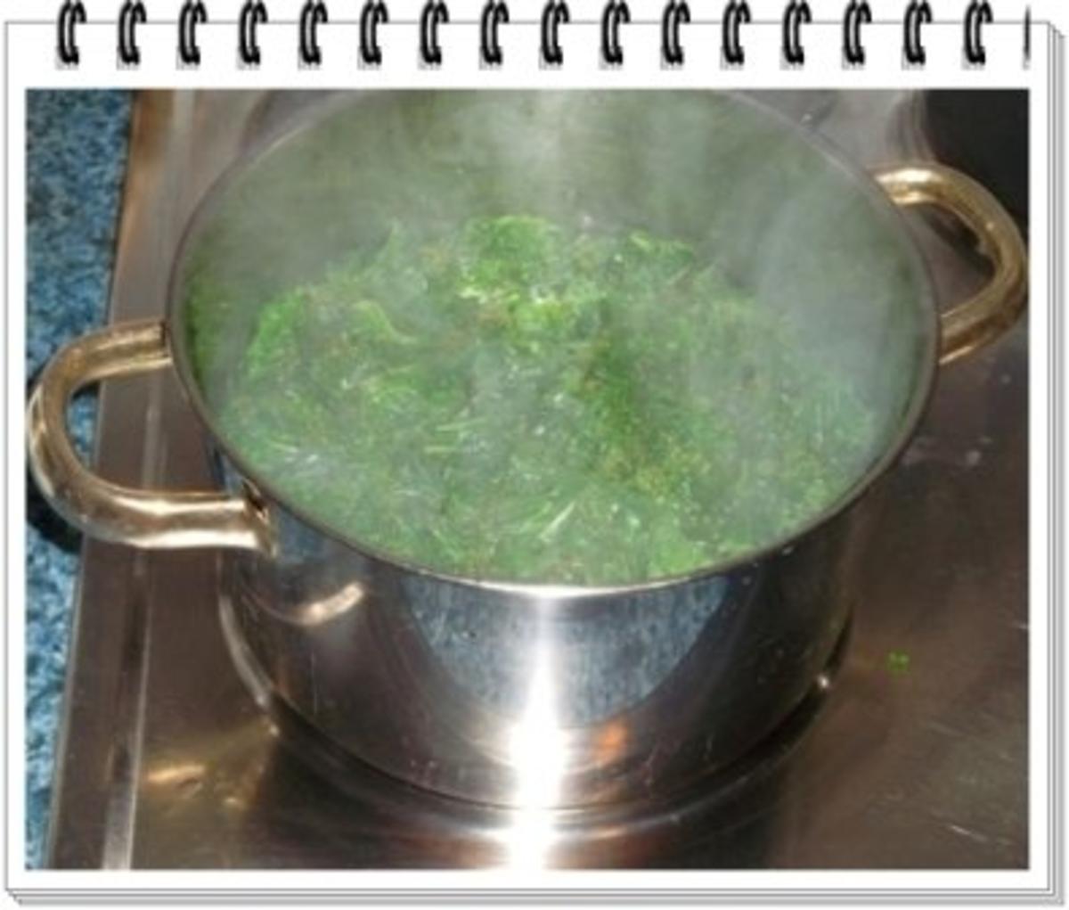 Grünkohl Cremesuppe mit Pinienkerne verfeinert - Rezept - Bild Nr. 4