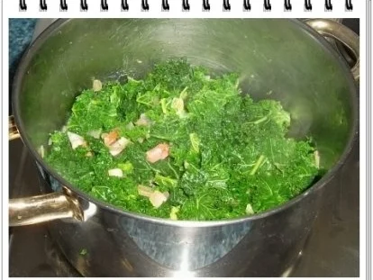 Grünkohl Cremesuppe mit Pinienkerne verfeinert - Rezept - Bild Nr. 6