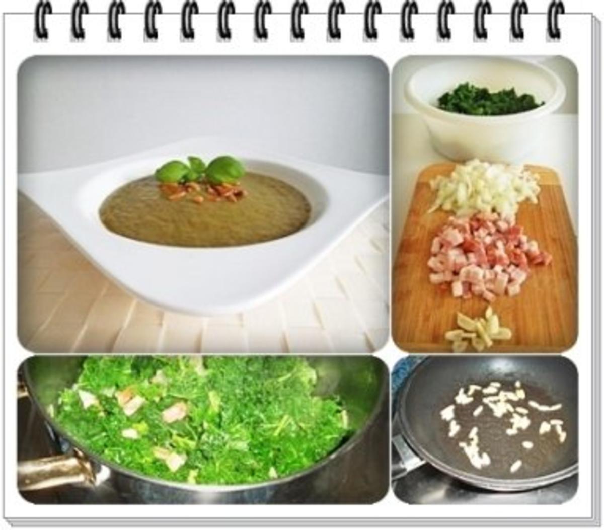 Grünkohl Cremesuppe mit Pinienkerne verfeinert - Rezept - Bild Nr. 10