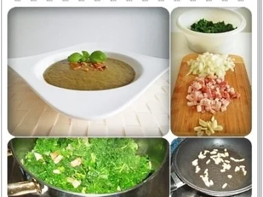 Grünkohl Cremesuppe mit Pinienkerne verfeinert - Rezept - Bild Nr. 10