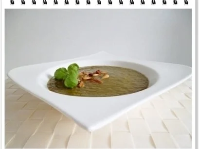 Grünkohl Cremesuppe mit Pinienkerne verfeinert - Rezept - Bild Nr. 12