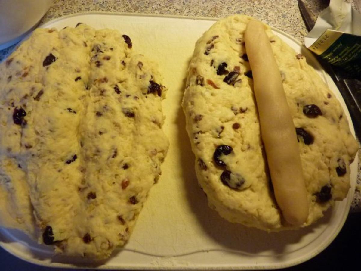 Weihnachten: Quarkstollen mit Marzipan - Rezept - Bild Nr. 8