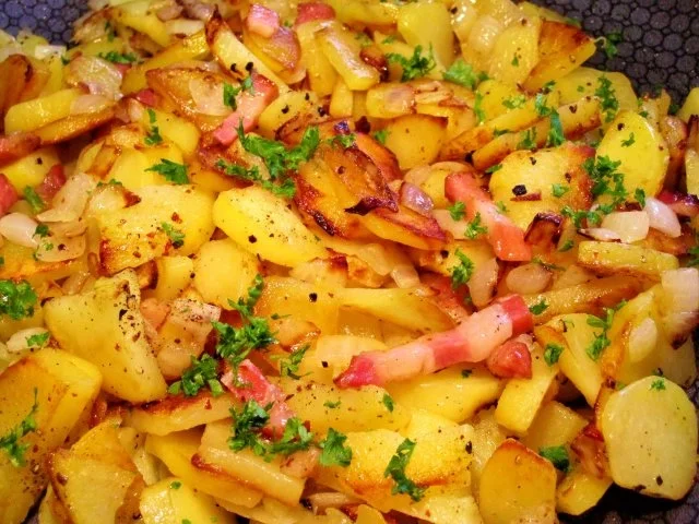 Rezept: Bratkartoffeln mit Brathering Bild Nr. 5 Bratkartoffeln mit Brathering - Rezept - Bild Nr. 5