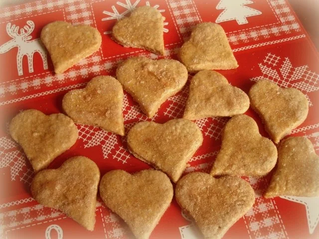 Weihnachtsplätzchen: Zimt-Herzen - Rezept