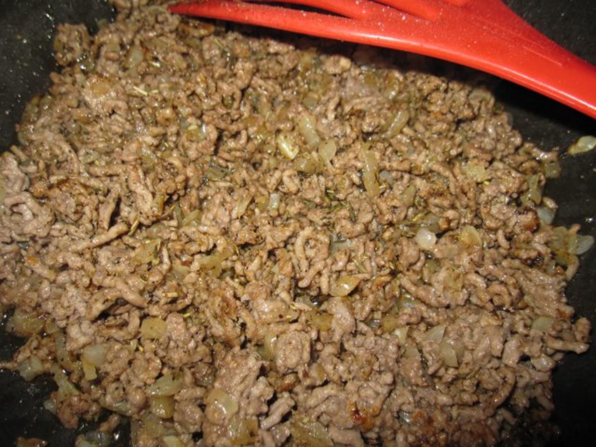 Pfannkuchen mit Hackfleisch Ziegenkäse Füllung - schnell &amp; einfach ...