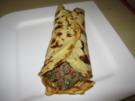 Pfannkuchen mit Hackfleisch-Ziegenkäse-Füllung - Rezept