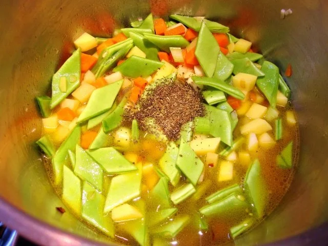 Hackfleisch-Eintopf mit Breiten Bohnen - Rezept - Bild Nr. 7