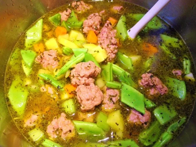 Hackfleisch-Eintopf mit Breiten Bohnen - Rezept - Bild Nr. 8