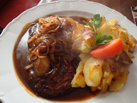Zwiebelrostbraten Schwäbisch - Rezept