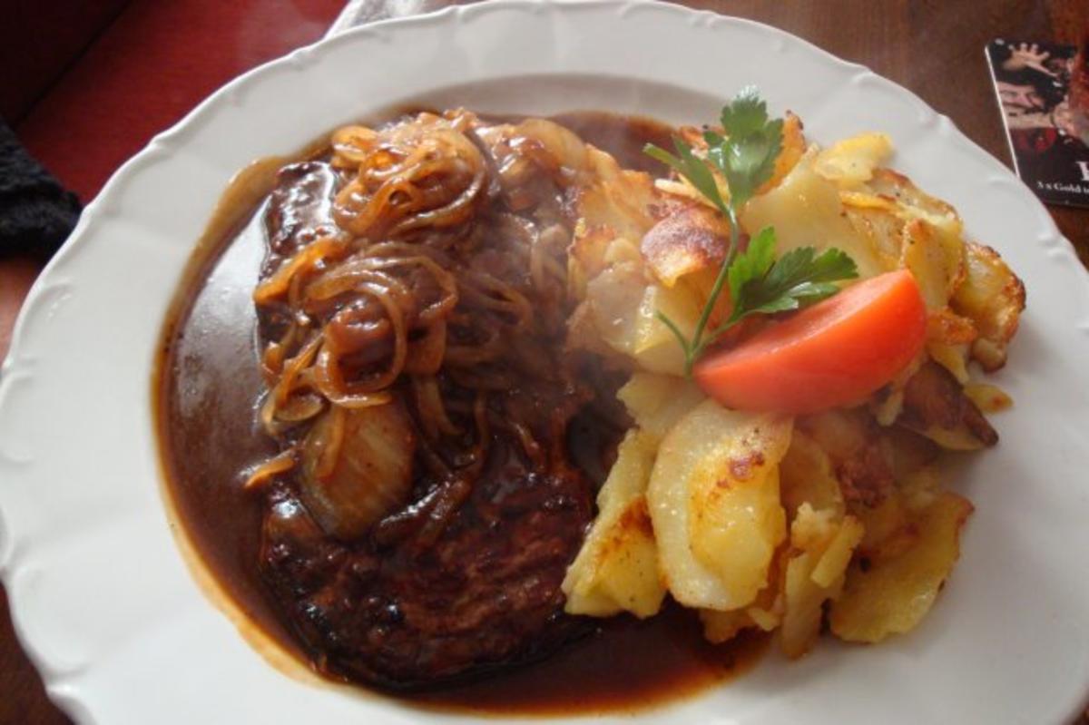 Zwiebelrostbraten Schwäbisch - Rezept mit Bild - kochbar.de