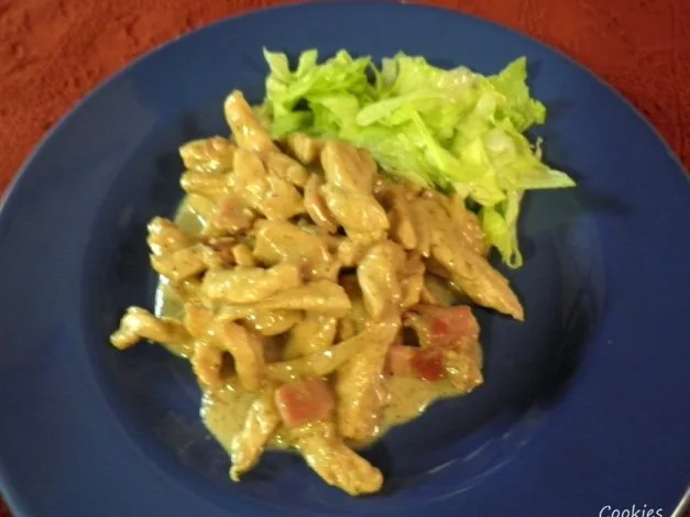 Putengeschnetzeltes mit Schinken, Zwiebeln ... - Rezept - Bild Nr. 2