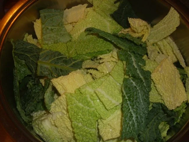 Wirsingemüse mit Kasseler in Sahnesoße - Rezept - Bild Nr. 2