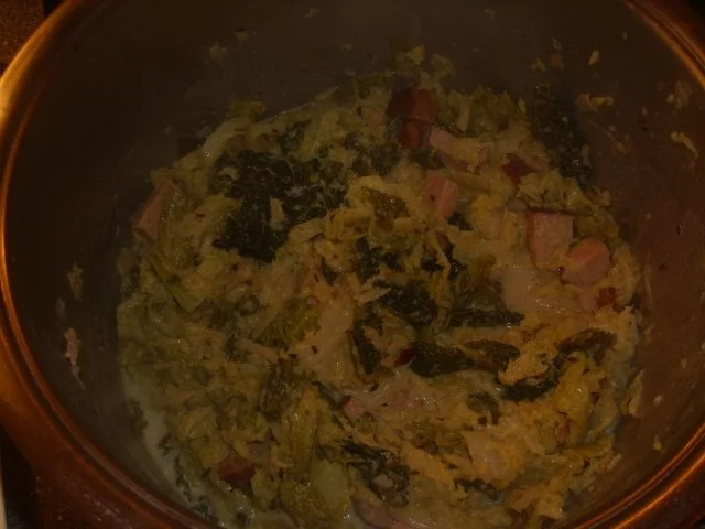 Wirsingemüse mit Kasseler in Sahnesoße - Rezept - Bild Nr. 5