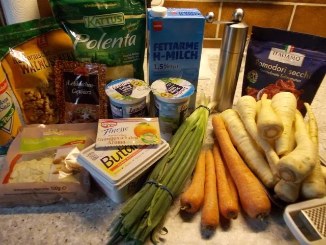 Rezept: Lebkuchenpolenta mit buntem Pastinakengemüse Bild Nr. 2 Lebkuchenpolenta mit buntem Pastinakengemüse - Rezept - Bild Nr. 2