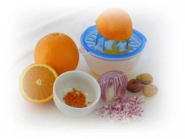 Barbarie Entenbrust an Orangensauce dazu Maroni-Preiselbeer-Buchteln - Rezept - Bild Nr. 10