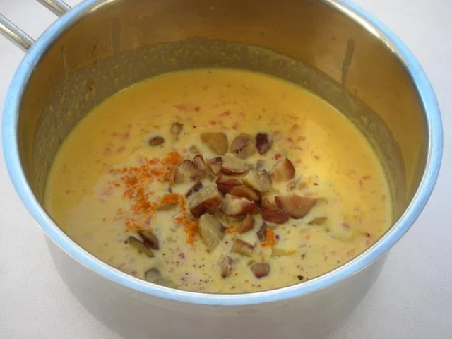 Barbarie Entenbrust an Orangensauce dazu Maroni-Preiselbeer-Buchteln - Rezept - Bild Nr. 13