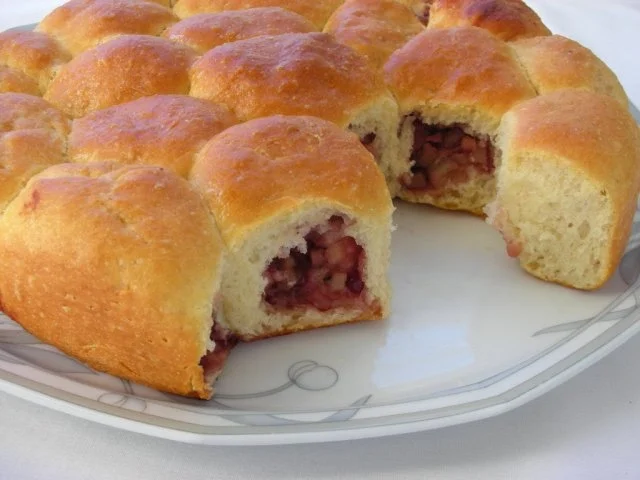 Barbarie Entenbrust an Orangensauce dazu Maroni-Preiselbeer-Buchteln - Rezept - Bild Nr. 17