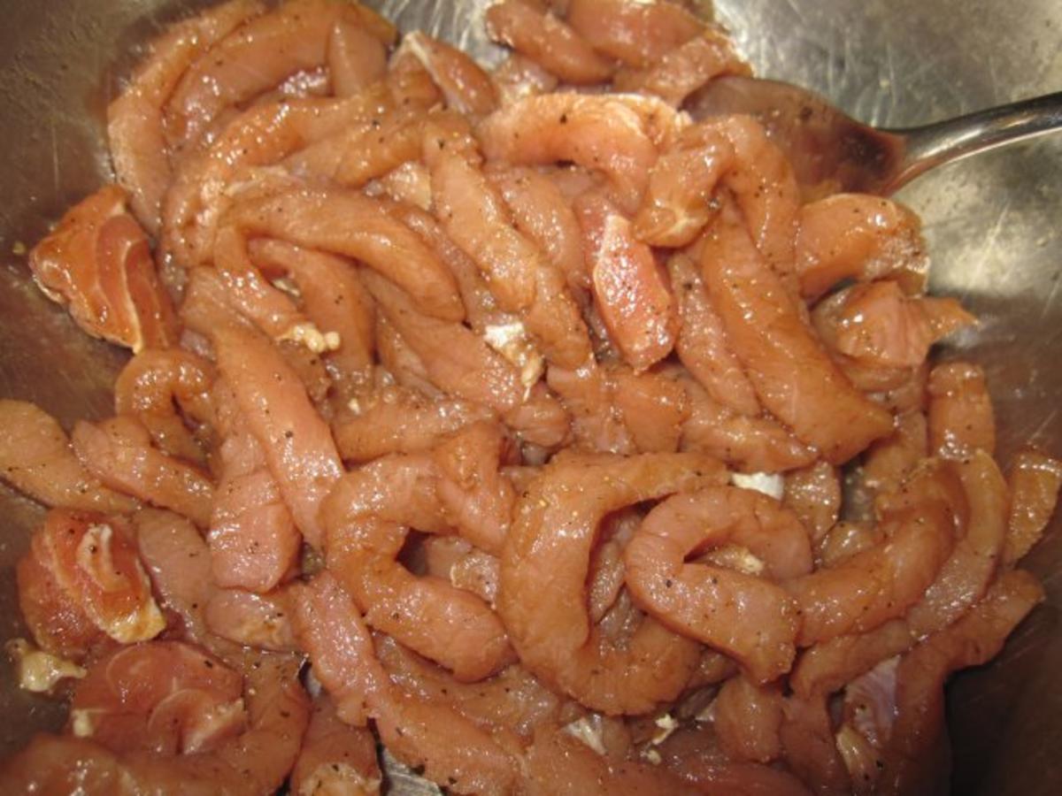 Schweinegeschnetzeltes mit Champignons - Rezept - Bild Nr. 3