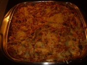 Makkaroniauflauf mit Lammhack und Schafskäse - Rezept