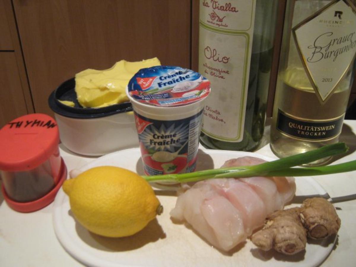 Seeteufel mit Zitronen-Ingwer-Sauce - Rezept - Bild Nr. 4