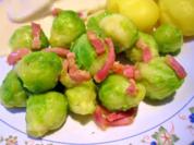 Rosenköhlchen mit Kochschinken - Rezept