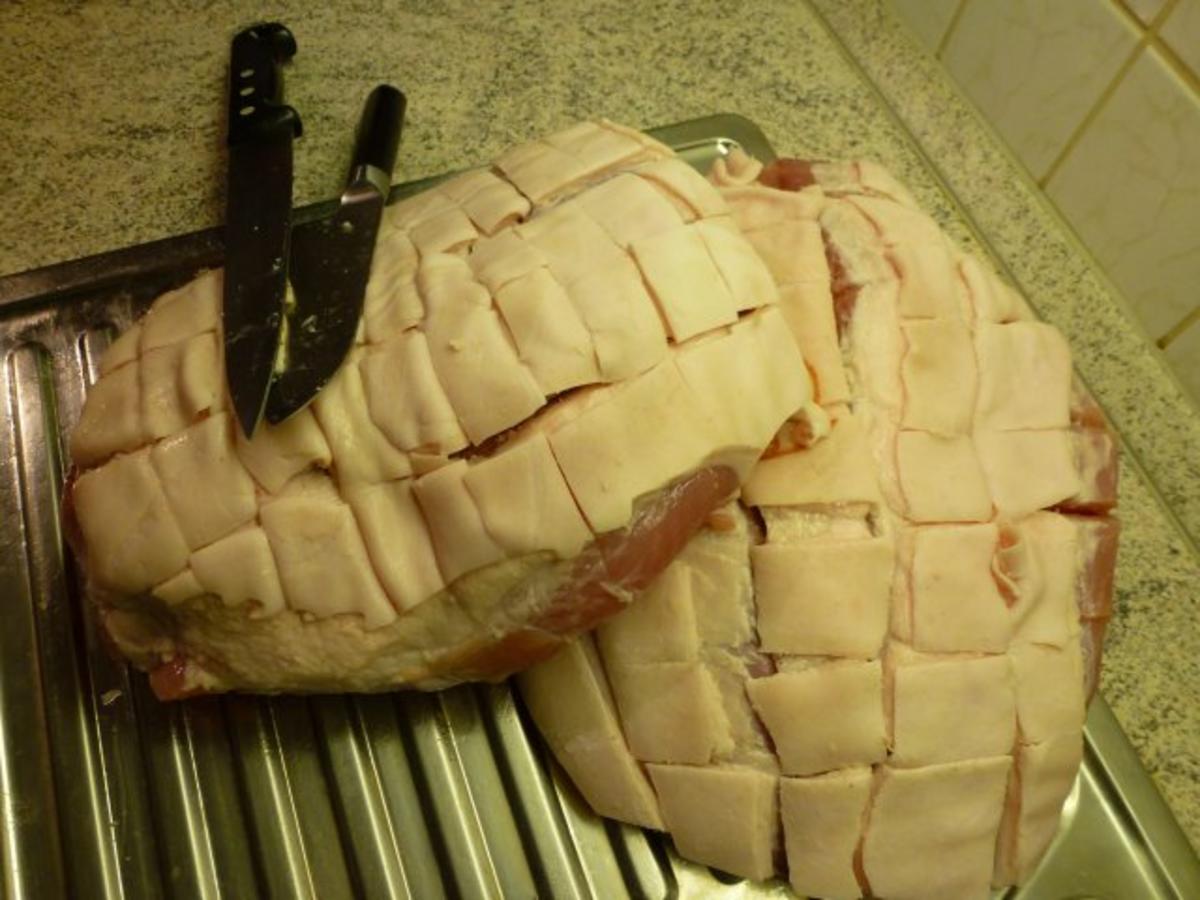 Schinken Krustenbraten niedrig gegart - einfach - von Test00