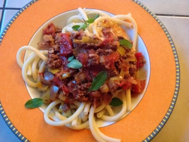 Macaroni Bolognese - Rezept