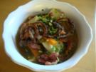 Rinderbrühe mit "Herrgott´s Bescheisserle" und deftiger Einlage - Rezept