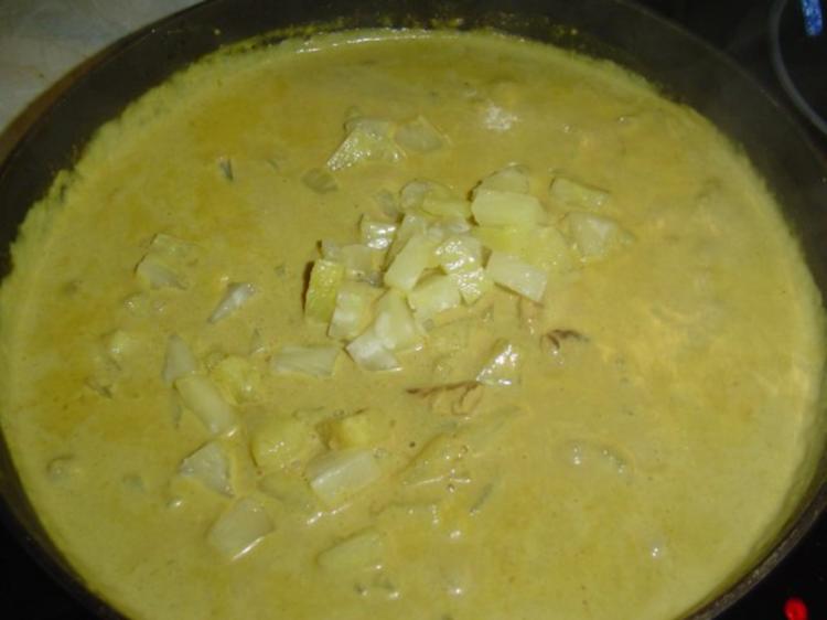 Currygeschnetzeltes mit Ananas - Rezept - kochbar.de