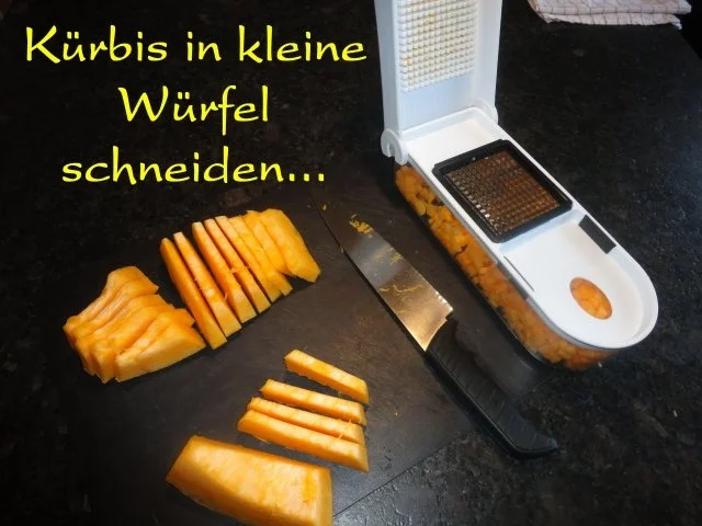 bunter Kürbis Reis auf Kurkuma Sauce - Rezept - Bild Nr. 2