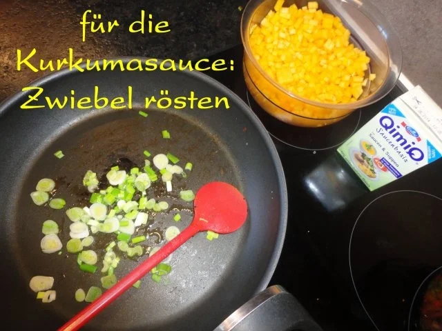 bunter Kürbis Reis auf Kurkuma Sauce - Rezept - Bild Nr. 10